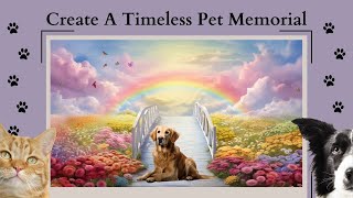 Honoring Your Fur Baby: Canva Tutorial for Editing Pets in Memorial Digital Backdrops