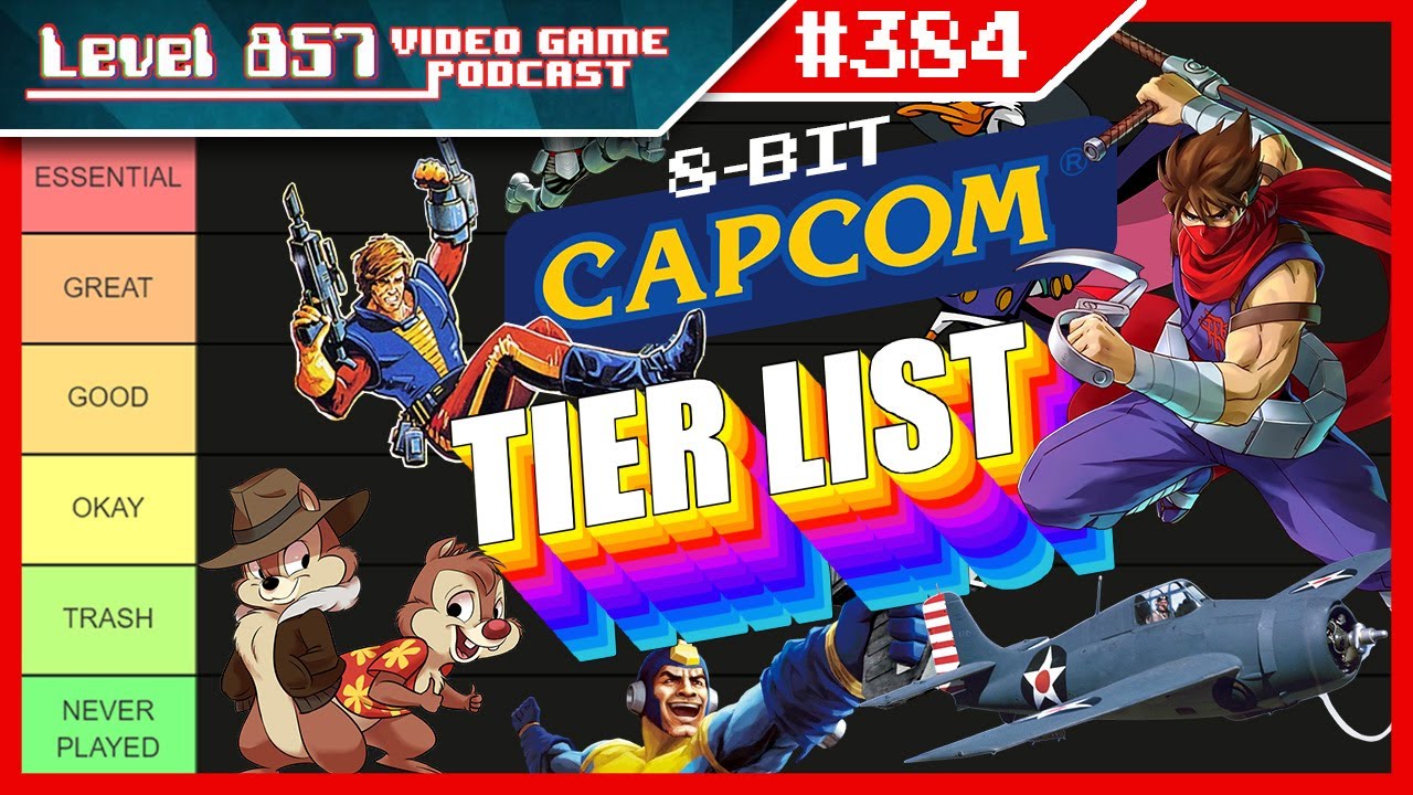 Our Ultimate Ranked  8-Bit NES Capcom Game Tier List!
