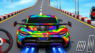 Mega Ramp Monster Car Racing 3D - Extreme Car Stunts - Android Gameplay screenshot 1