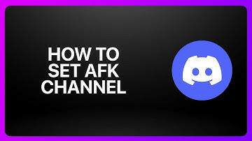 How To Set AFK Channel In Discord 2025! Tutorial