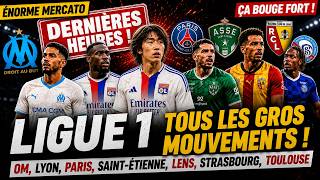 INFOS MERCATO DE DERNIÈRE HEURE : GROS MOUVEMENTS À L’OM, LYON, PARIS ET PARTOUT EN LIGUE 1 !
