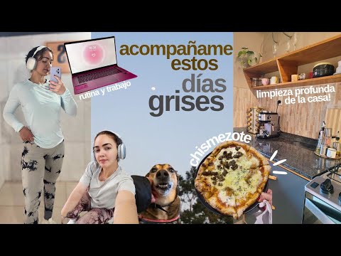 vlog: han vueltos los días grises con lluvia y mucho frío... apenas puedo salir de casa ☁️