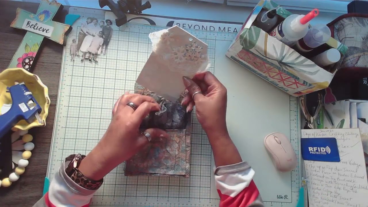 Задание «Зимний челлендж по ведению скрапбукинга» (с подсказками), от кружка рукоделия Stay Creat...