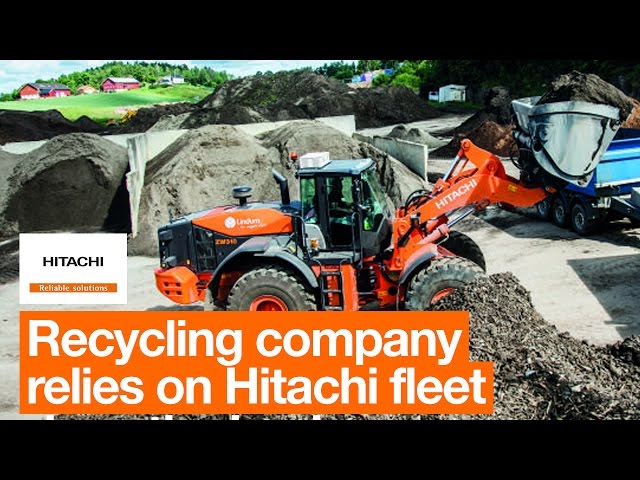 Hitachi fleet is ideal for recycling company Lindum class=