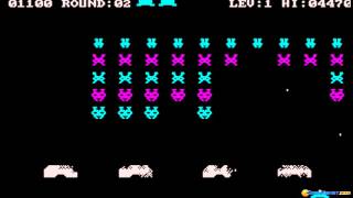 Space Strike gameplay (PC Game, 1982)