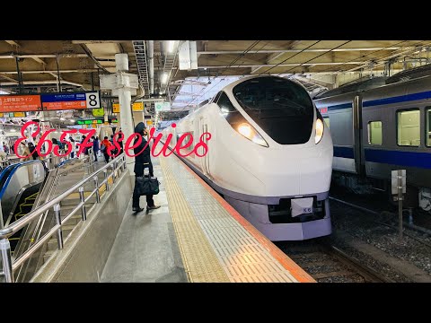 E657系K6編成　特急ときわ71号　品川行き　上野駅発車