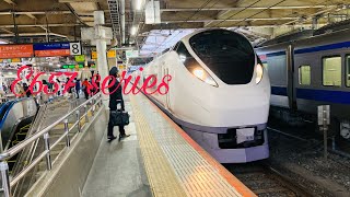 E657系K6編成 特急ときわ71号 品川行き 上野駅発車