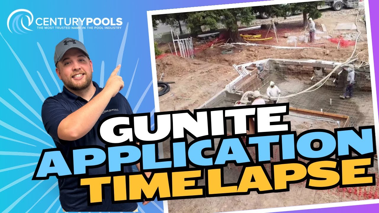 Gunite Pool Construction Time Lapse by Century Pools - Pool Contractor in Sacramento, California