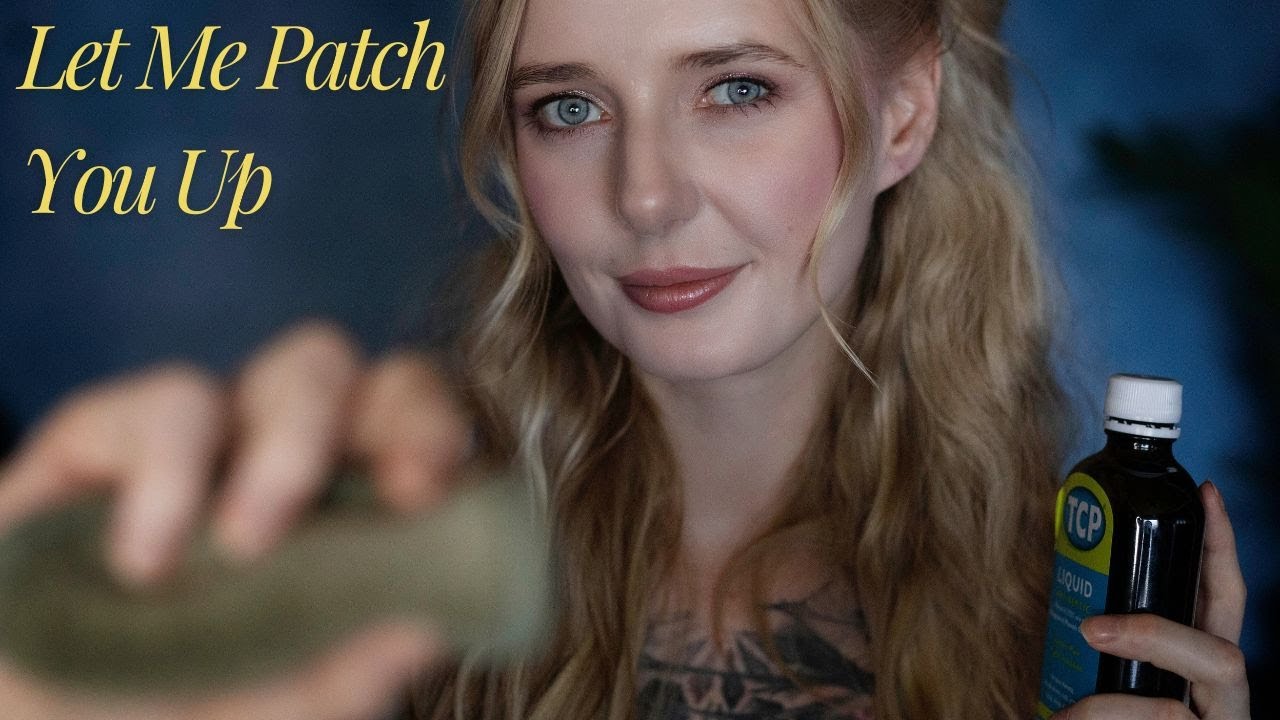 asmr Tending to your bites and bruises - flirty medical roleplay