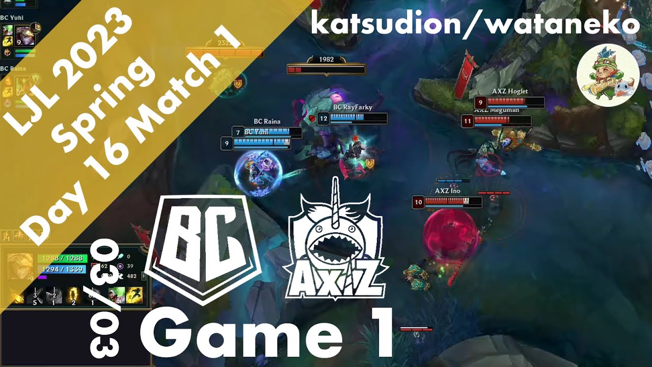 BC(RayFarky ダリウス) VS AXZ(Cheoni ヴァルス) Game 1 ハイライト Day 16 Match 1 - LJL 2023 Spring by YAMA