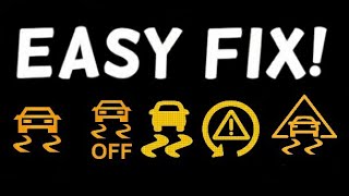 fastest ways to fix or reset the esc (electronic stability control) light on ? esc light on ?