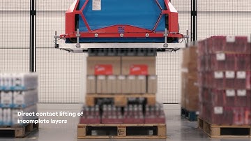 Layer Picker Gantry: Automated pallet-to-pallet handling