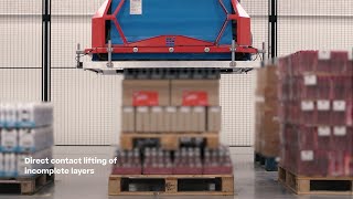 Layer Picker Gantry: Automated pallet-to-pallet handling