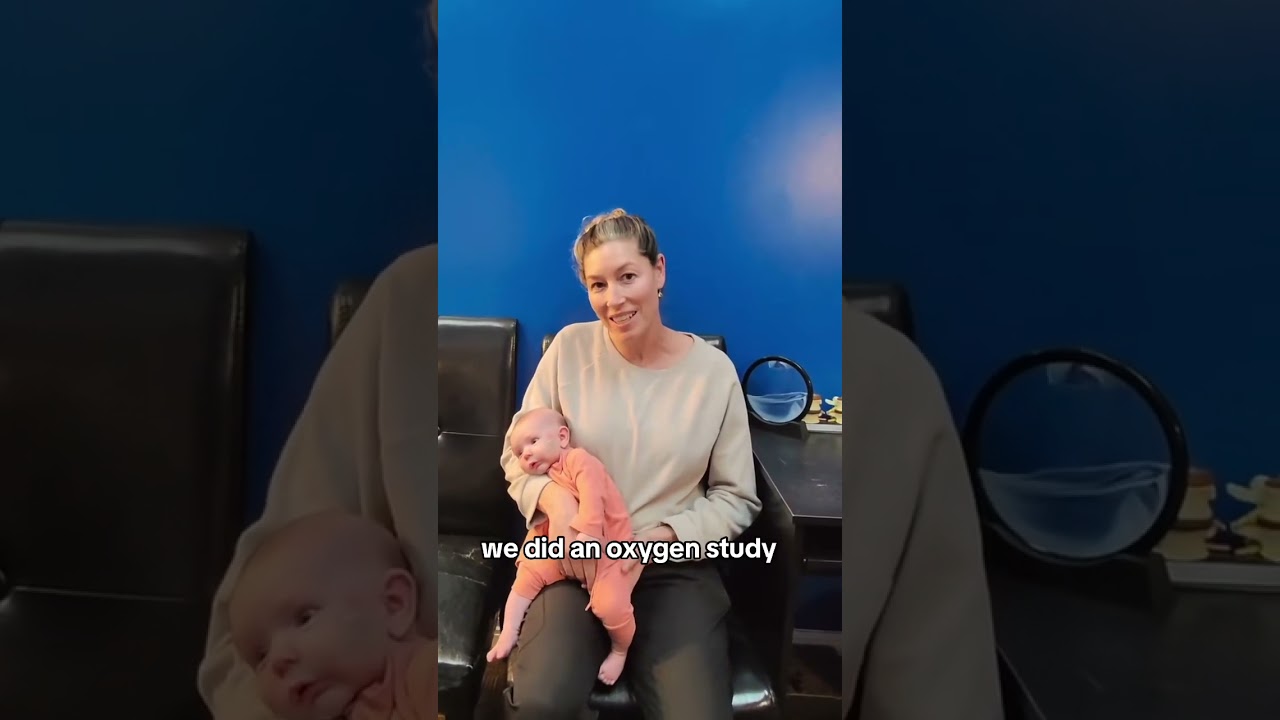 Baby takes off oxygen tubes after 2 pediatric chiropractor visits!! 