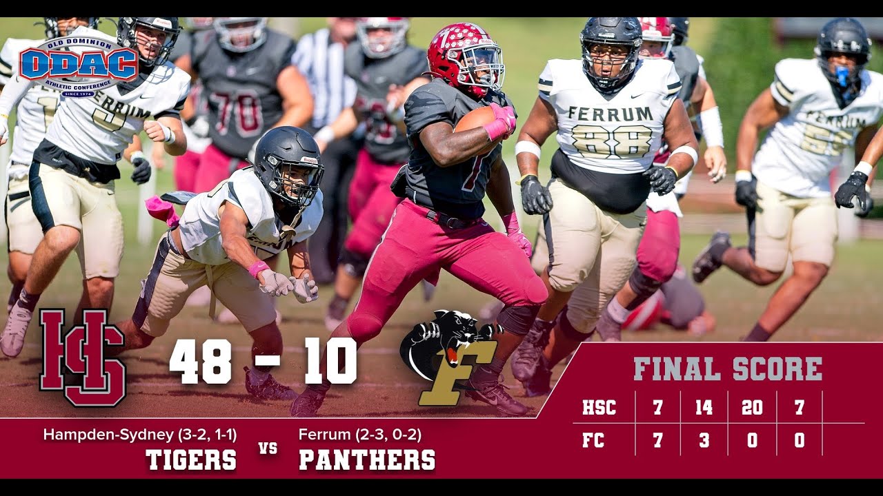 HampdenSydney Football Highlights (Ferrum) YouTube