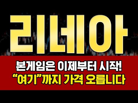 [리네아코인 코인전망]🔥긴급분석🔥 본게임은 이제부터 시작! "여기"까지 가격 오릅니다