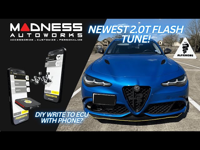 New Alfa Romeo Giulia Stelvio 2.0T MADNESS Autoworks ECU Flash