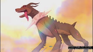 Digimon Survive: Labramon digivolve to Dobermon #digimonsurvive #digidestined