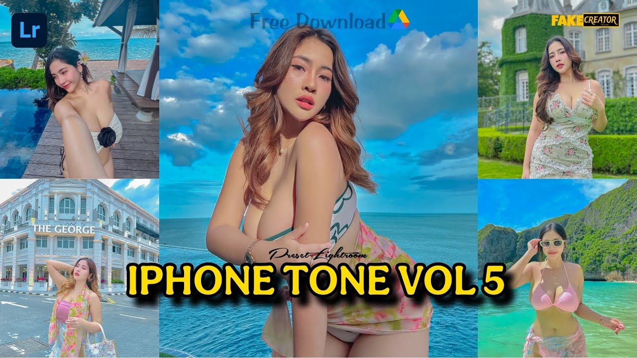 PRESET LIGHTROOM TERBARU | iPHONE TONE VOL 5 | Free Download & Tutorial Rumus