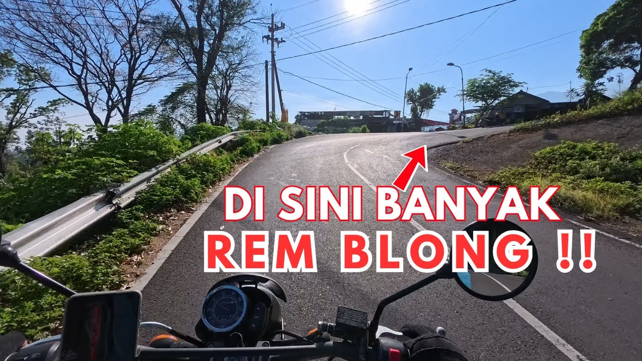 Sering Terjadi REM BLONG di sini !!! Tanjakan Pacet Cangar 2025 naik Trail