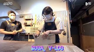 Bts Suga V-Log Wood Working V-Log- Making 7Whales Chopping Boards シ