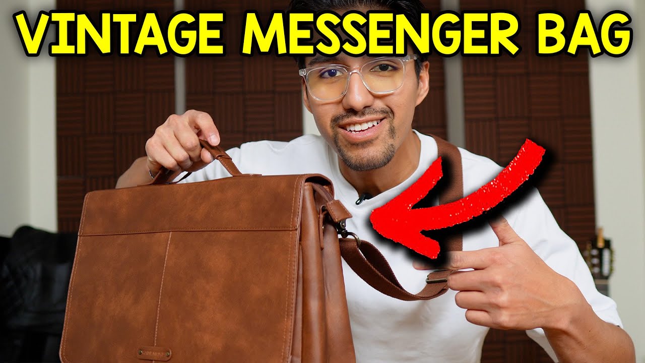 Первые впечатления от винтажной сумки-мессенджера Rainsmore с клапаном.