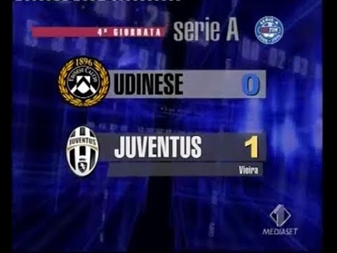 2005-06 (4a - 21-09-2005) Udinese-Juventus 0-1 [Vieira] Servizio Controcampo Italia1