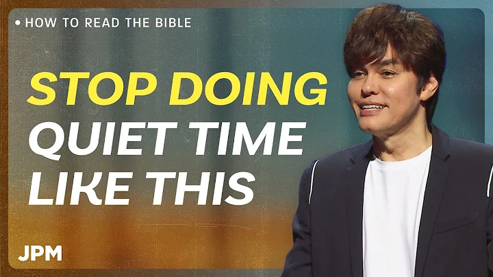 This Changes How You Spend Time With God | Joseph Prince Ministries