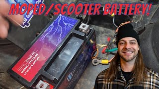 How To Replace A Mopedscooter Battery
