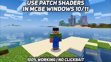Hoe patch shaders te gebruiken in Minecraft Bedrock op een Windows 10/11 pc | 100% werkende metho...