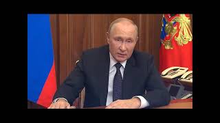 Владимир Путин. Частичная мобилизация в России 21 сентября 2022 года