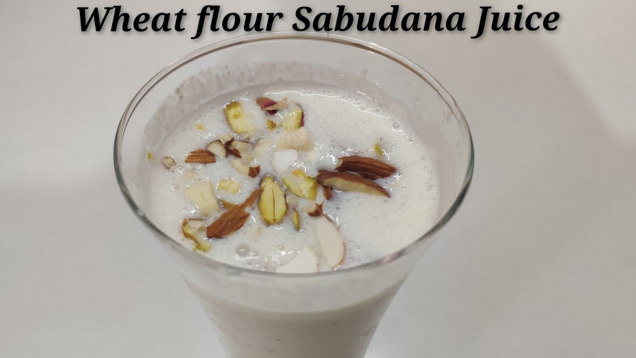 Ifthar Special Healthy Juice using Wheat flour and Sabudana/Refreshing Drinks/Summer Drinks