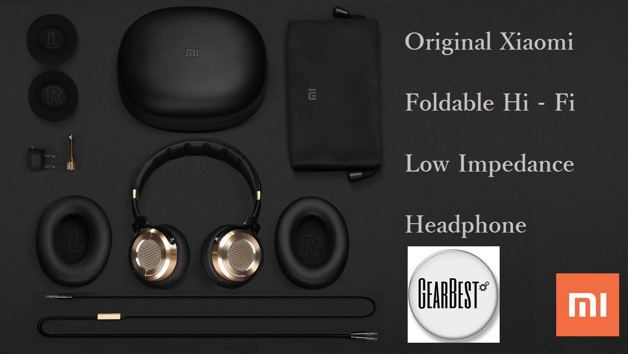 Original XiaoMi Foldable, Hi-Fi Low Impedance Headphone. Распаковка, тест, выводы.