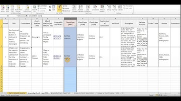 Metadata Design Project (2014): Metadata records and Drop-down browing