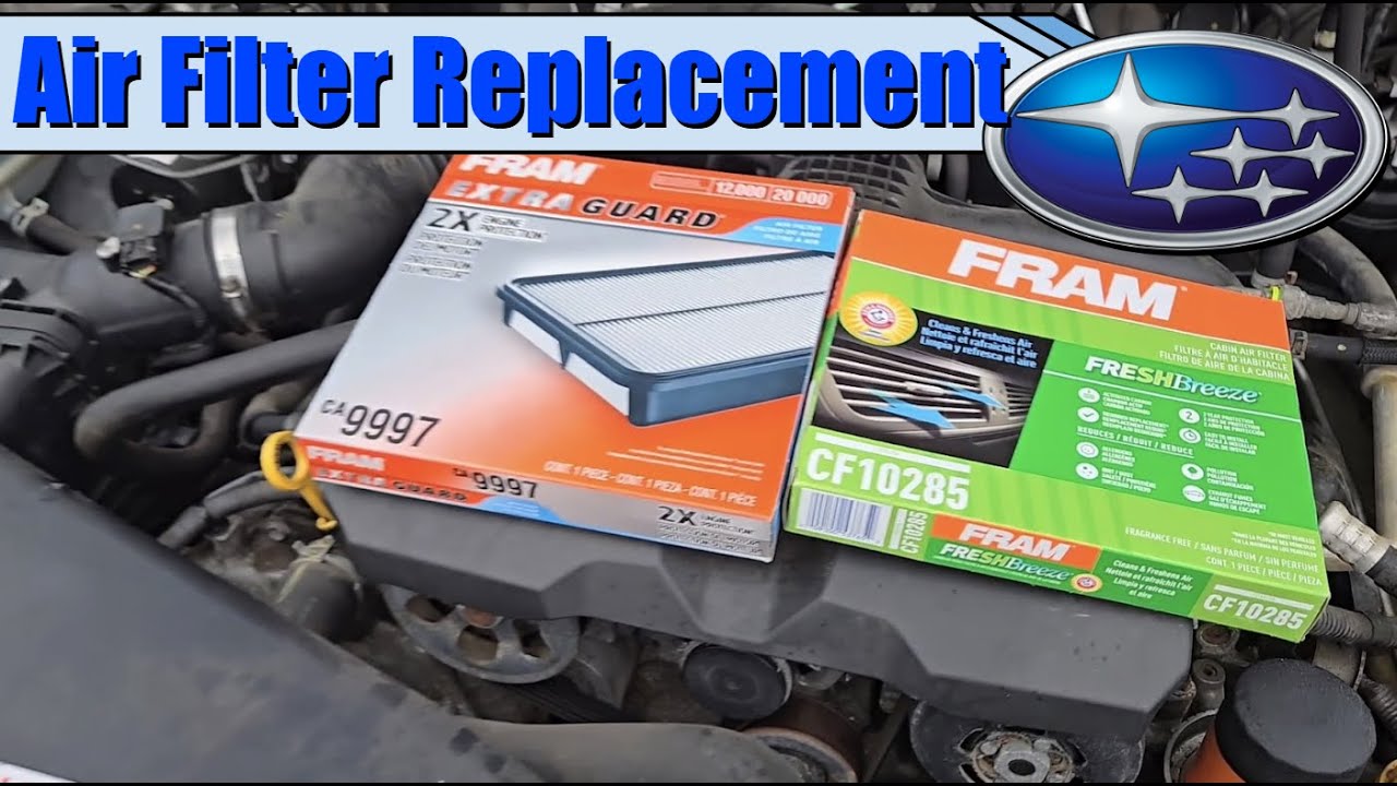 Subaru Air Filter Replacement (Engine & Cabin)