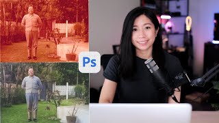 REPAIR OLD PHOTOS IN PHOTOSHOP USING AI | Easy tutorial to restore and colorize old photos screenshot 2