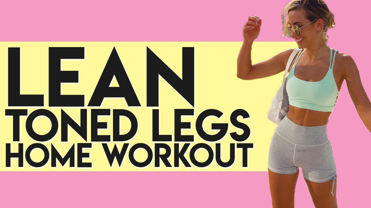 Lean Toned Legs 💪🏼 10min Home Workout With Light Weights Youtube