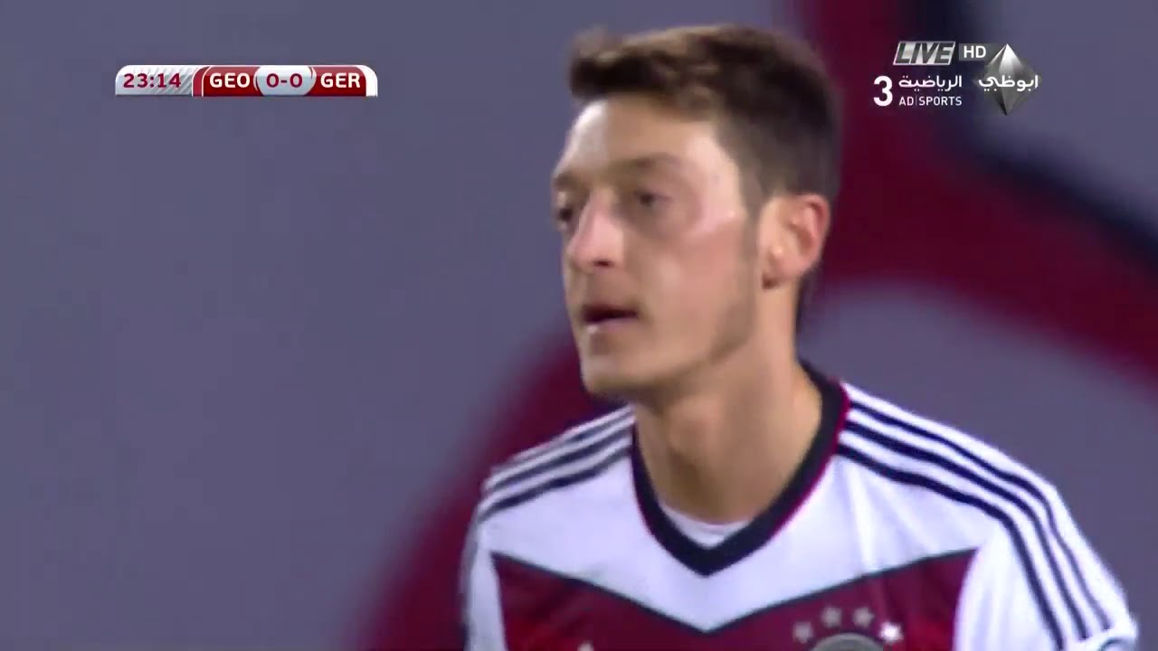 Mesut Özil vs Georgia - 3/29/2015 - HD