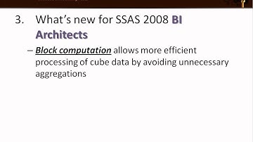 New Features in SQL Server 2008 Analysis Services