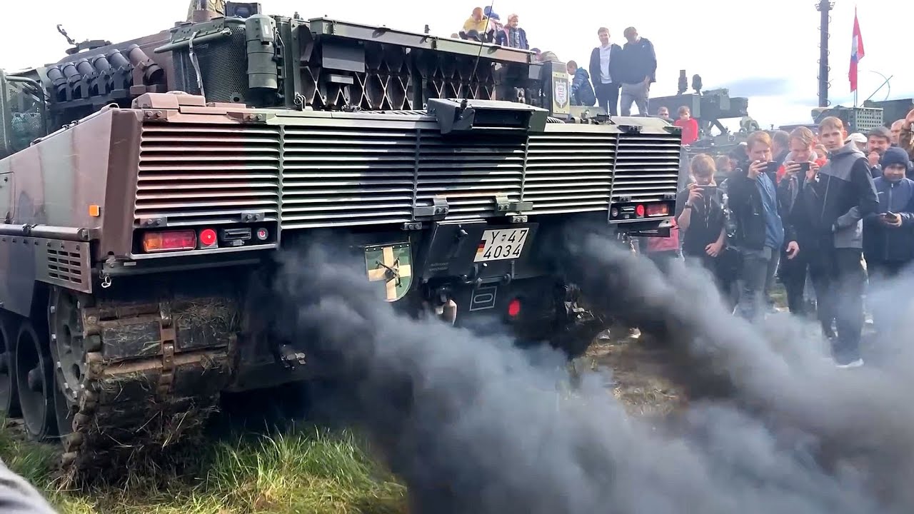 Запуск Танковых Моторов. Леопард, Абрамс и так далее.