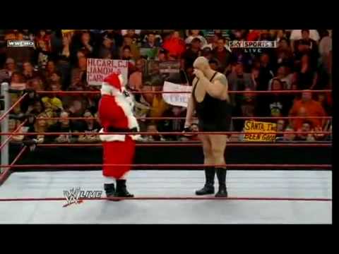 Big Show and Santa Claus Raw 21. 12 '09