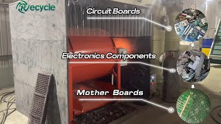 E-Waste PCB Components Dismantling Machine | Motherboard Thermal Disassembly Equipment