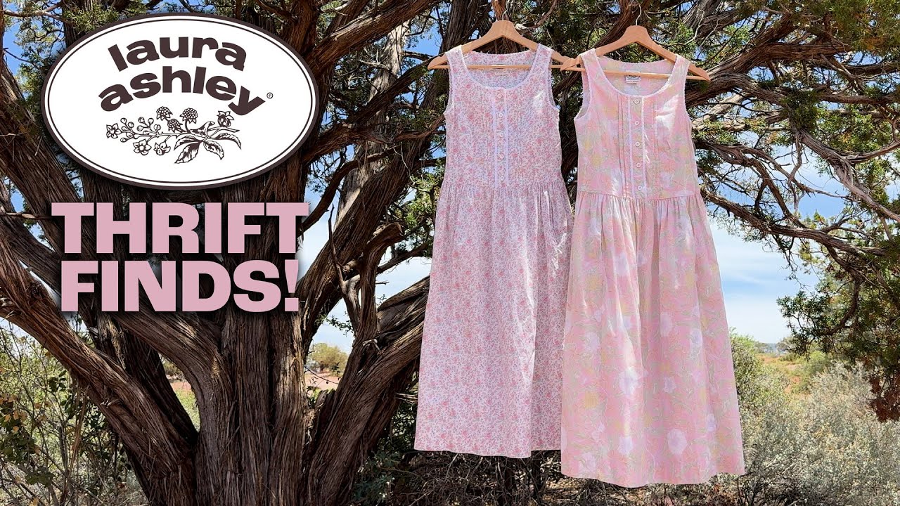 Amazing Thrift Finds: Vintage Laura Ashley Dresses!