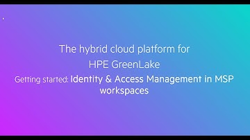 Managed Service Provider - Part 3 - User Management & IAM