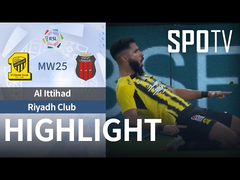 jatahtoto x jeruk33 - [SPL] Al Ittihad vs Al Riyadh H/L | MW25 | Saudi Pro League 2024-25