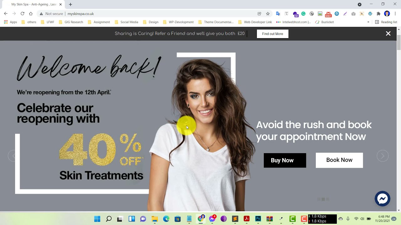 My Skin Spa Ltd | eCommerce website