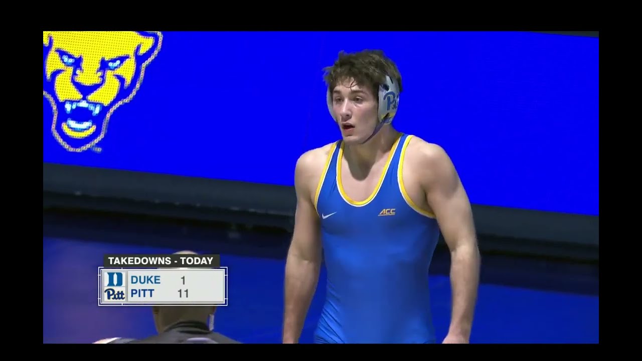 157lbs Dylan Evans (Pitt) vs Logan Ferrero (Duke)