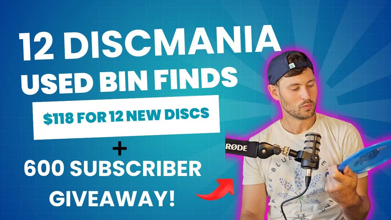 Insane Discmania Haul – And I’m Giving One Away! (600 Subscribers)