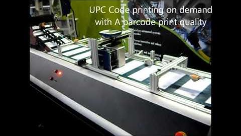 Direct Thermal Solution Print UPC Codes on Paint Can Labels with Friction Feeder and Conveyor
