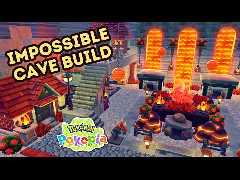 This Pokopia FIRE Pokémon Village is Built UNDERGROUND! 🔥 My Most INSANE Build!